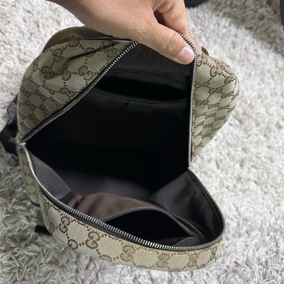 GUCCI BAGPACK brown canvas - Picture 6 of 6